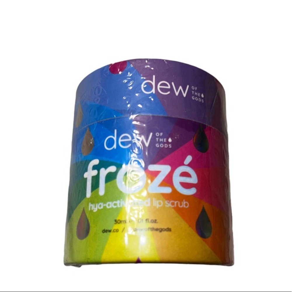 Dew of the Gods Froze lip scrub blessed for the gift of forgiveness new box